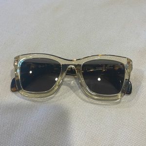 Hoorsenbuhs Model I Unisex Sunglasses in Wheat Crystal - SEE DESCRIPTION